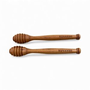 2 Honey Dippers - Wooden Kyvando